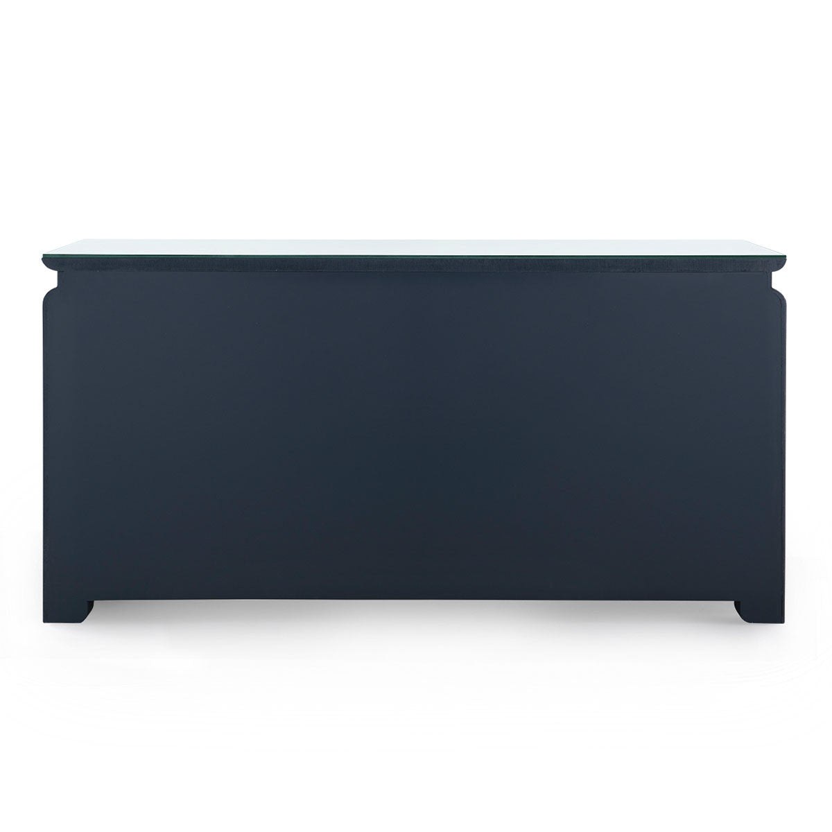 Villa & House Elina Extra Large 6-Drawer with Glass Top, Storm Blue