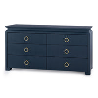 Villa & House Elina Extra Large 6-Drawer, Storm Blue