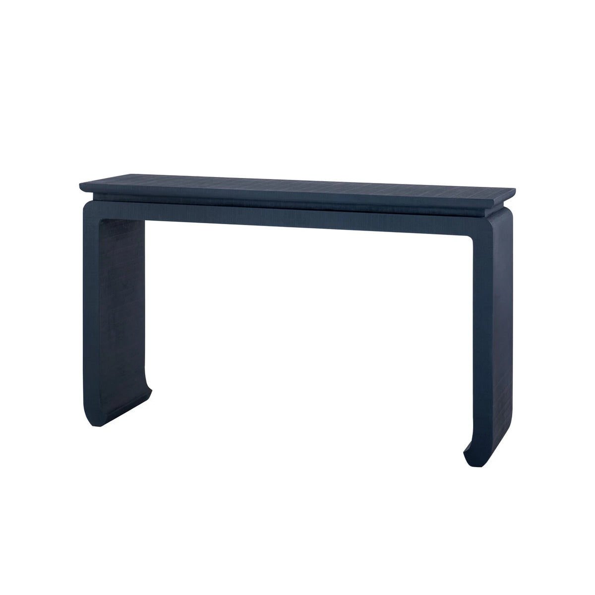 Villa & House Elina Console with Glass Top, Storm Blue