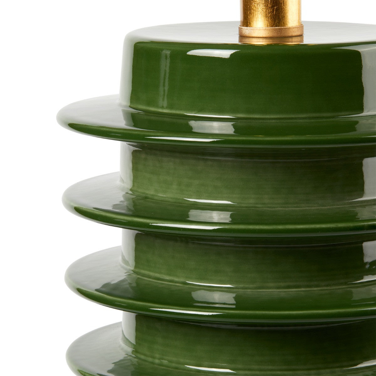 Villa & House Elektra Lamp Without Shade, Dark Green