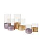 Design Shop Elsa Cylinder Vase 3.25"x 4", Set of 4