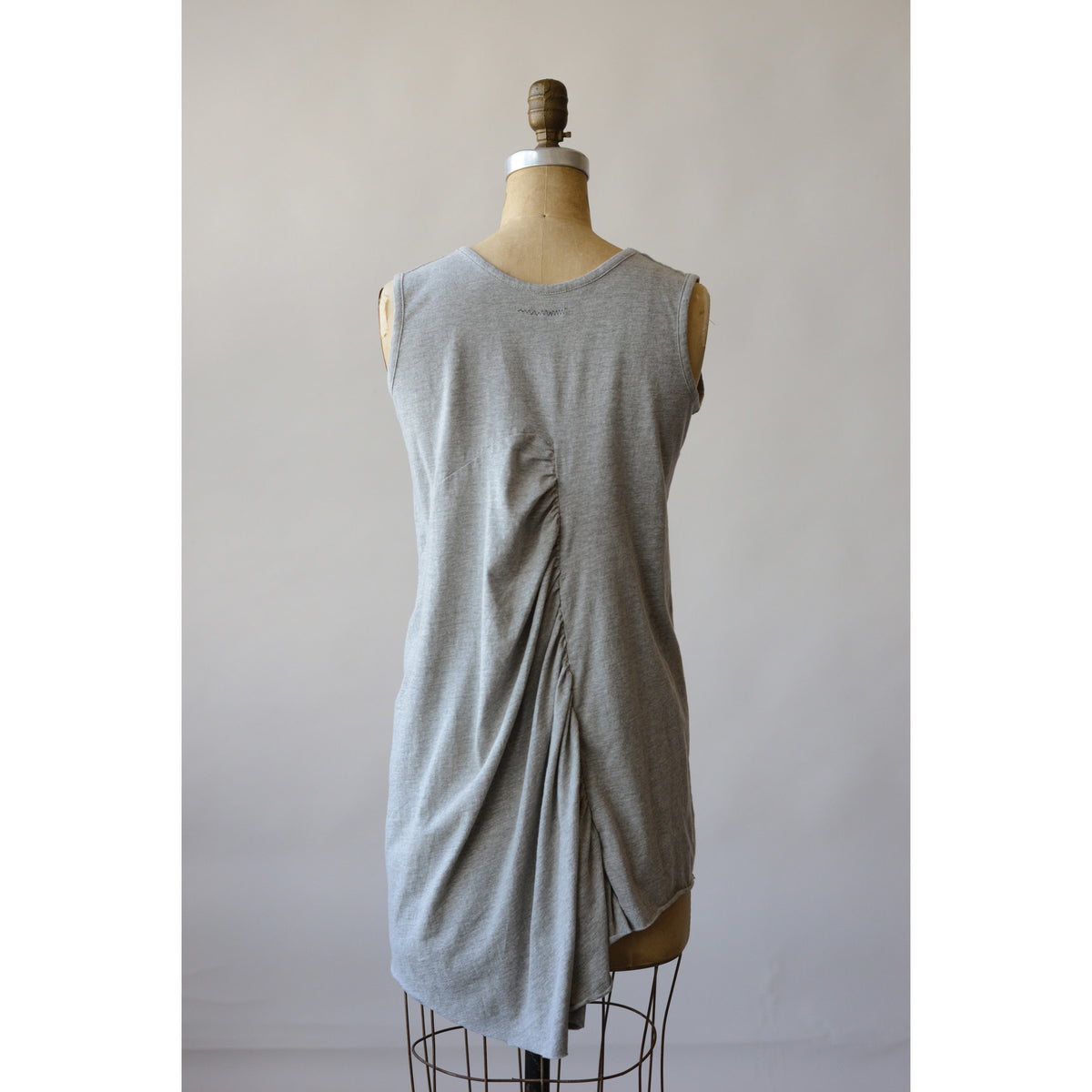 Design Shop Side Drape Libby Sleeveless T Shirt, Small/Medium