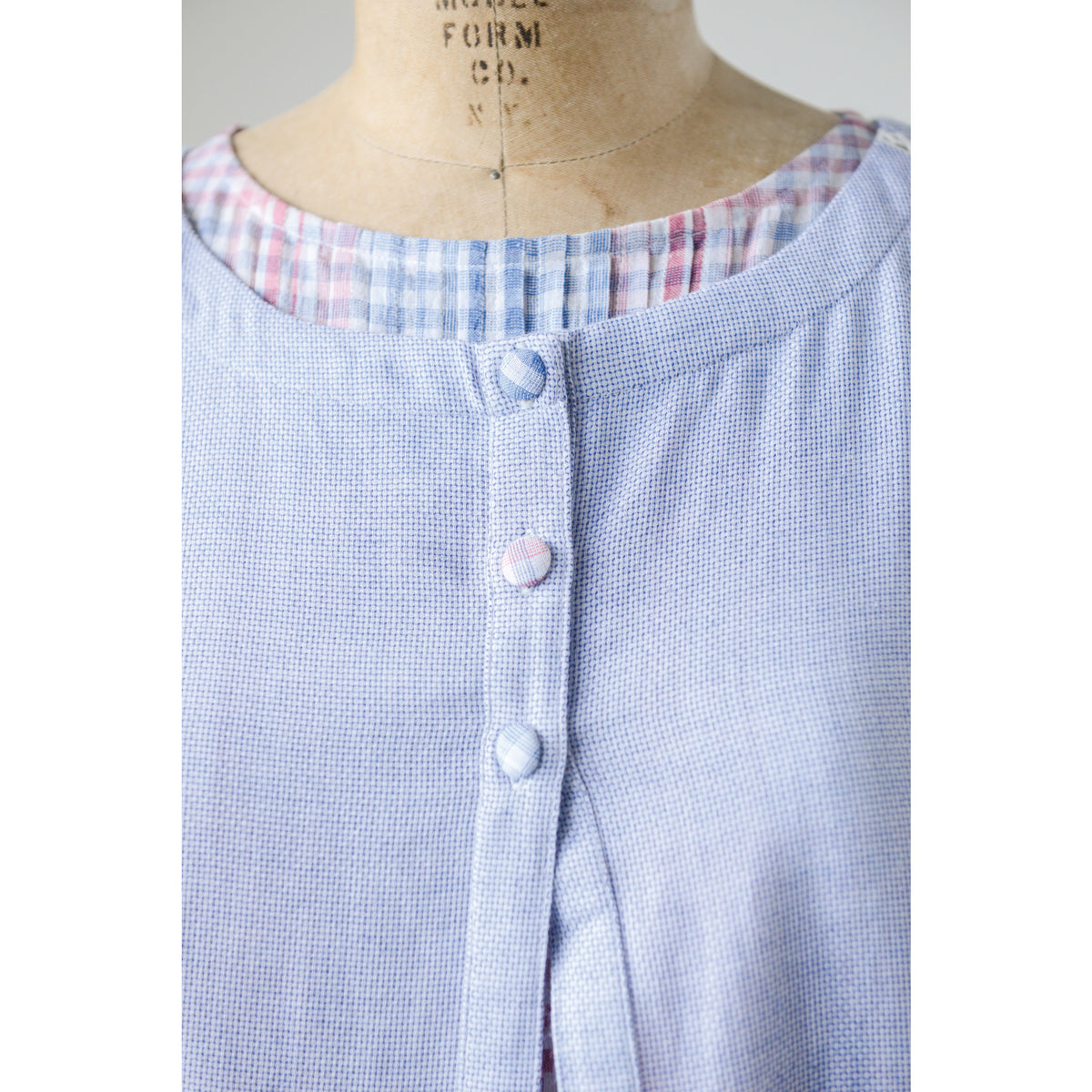 Design Shop Cotton Chambray Dobby Lou Jacket, Small