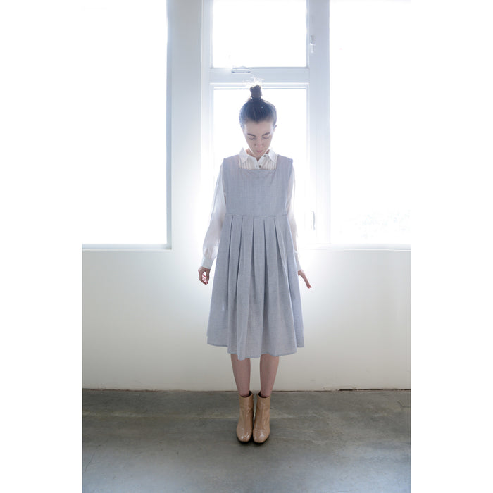 Design Shop Cotton Ticking Sarah Dress, Medium