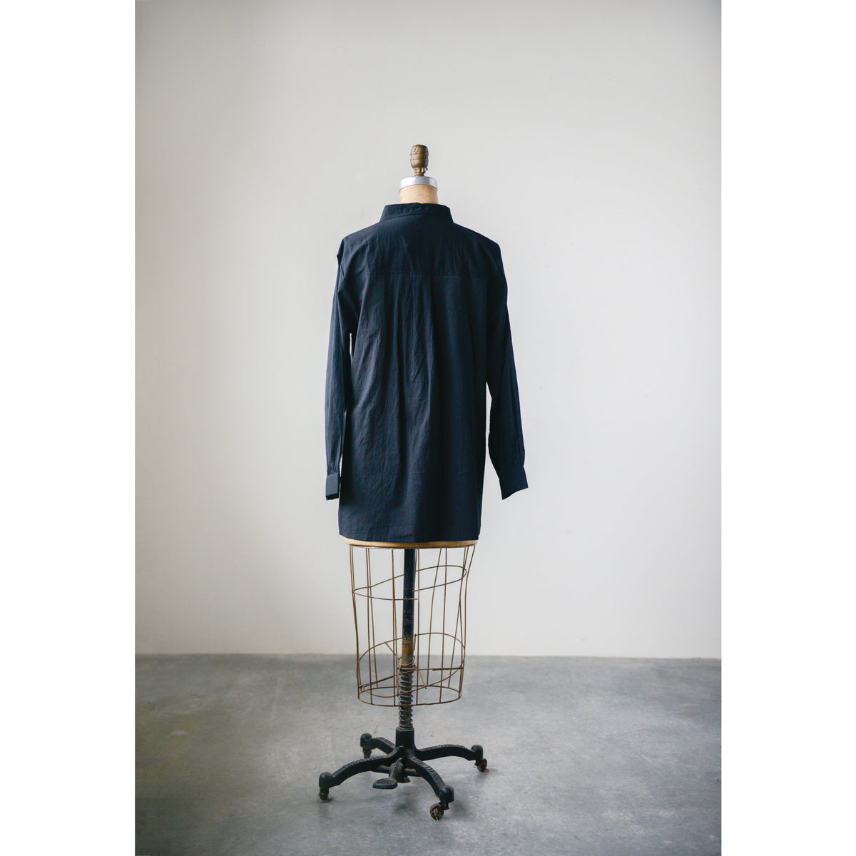 Design Shop Cotton Voile Pleated Favorite Shirt, Large