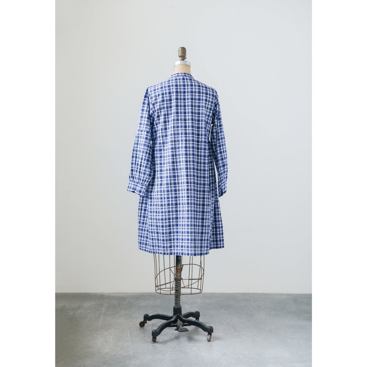Design Shop Cotton Madras Plaid Tunic, Extra Large
