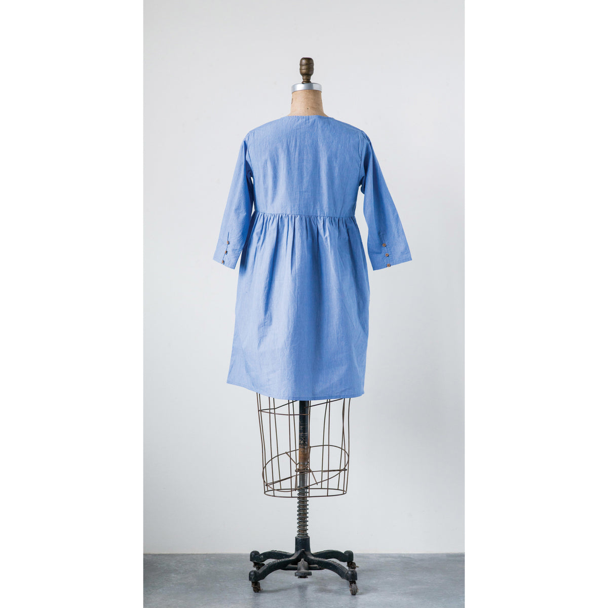 Design Shop Cotton Chambray Jess Dress, Extra Small