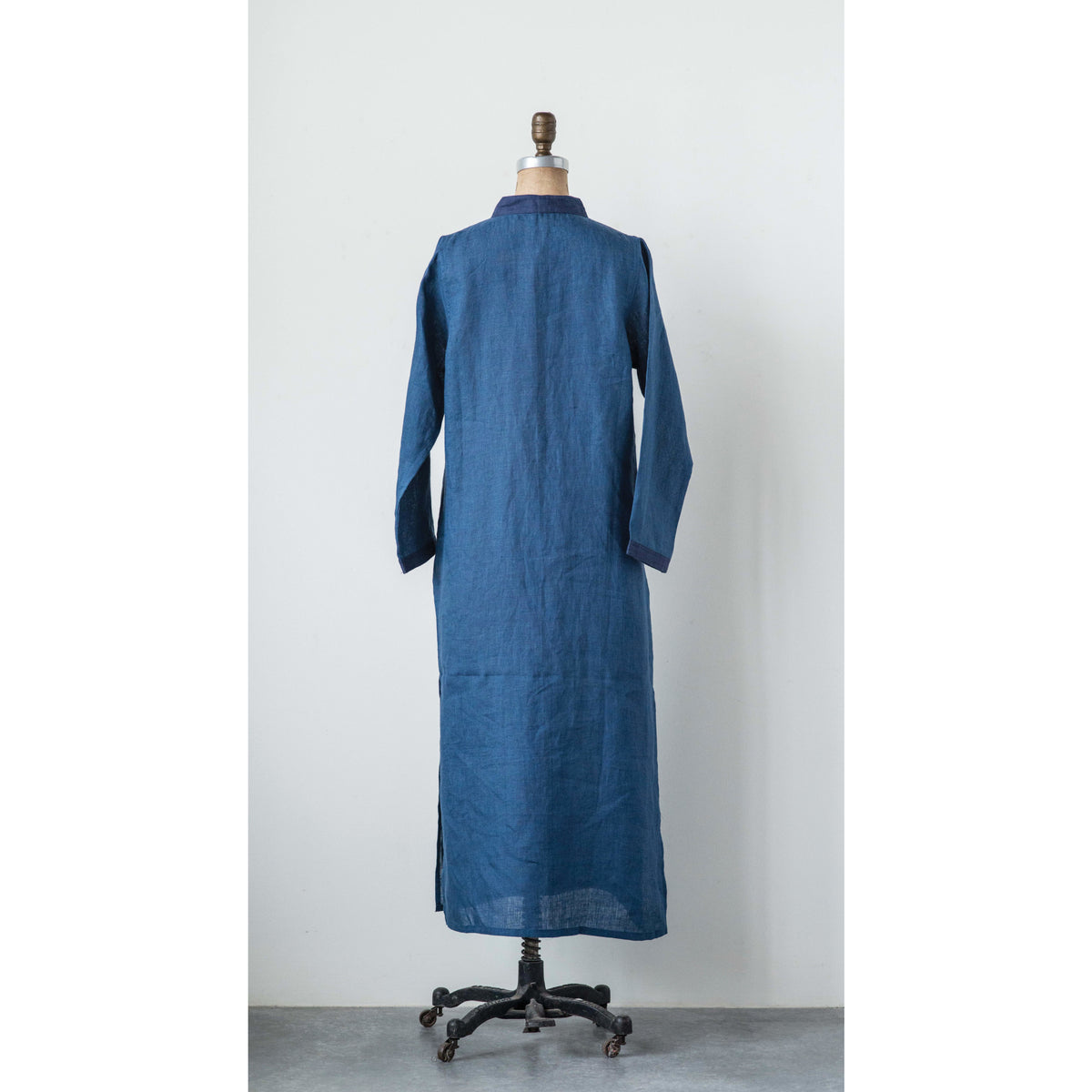 Design Shop Linen Palm Caftan, Extra Small