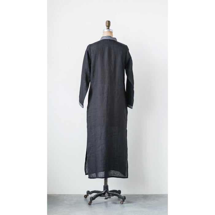 Design Shop Linen Palm Caftan, Small