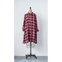 Design Shop Rayon Jill Plaid Dress, Extra Small