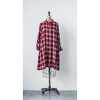 Design Shop Rayon Jill Plaid Dress, Small