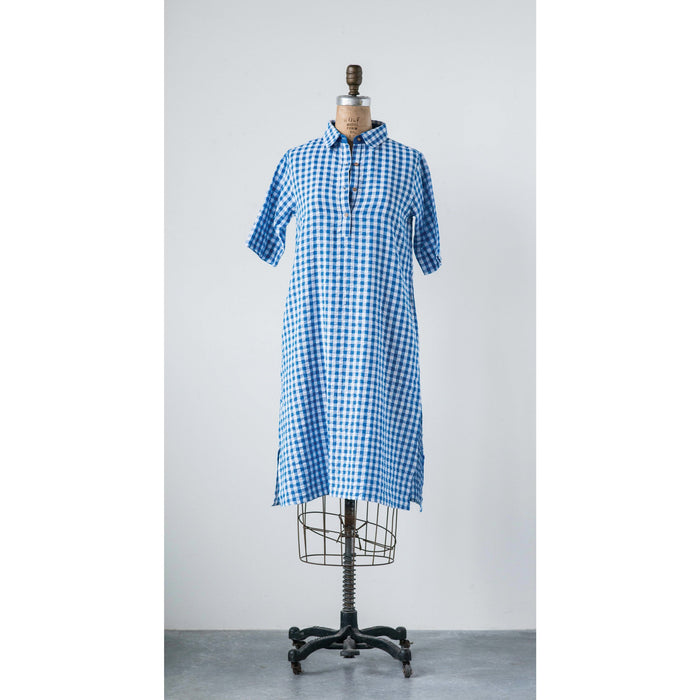 Design Shop Cotton Seer Sucker Veronica Dress, Medium