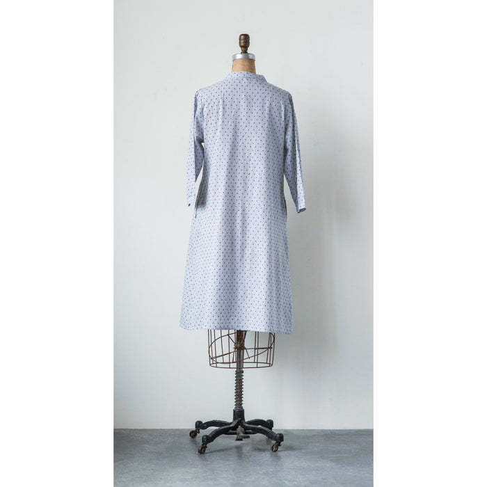 Design Shop Cotton Dobby Cathy Dress, Extra Small