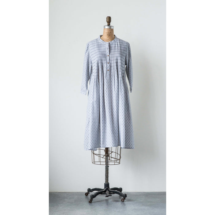 Design Shop Cotton Dobby Cathy Dress, Medium