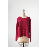 Design Shop Cotton Waffle Riley Tee with Cross Back, Large