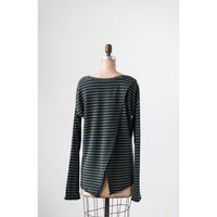 Design Shop Cotton Waffle Riley Tee with Cross Back, Extra Large