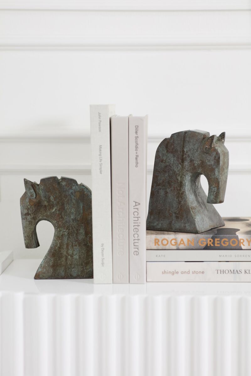 Design Shop Equina Bookend Set of 2 - 10.75"x 5"x 7"