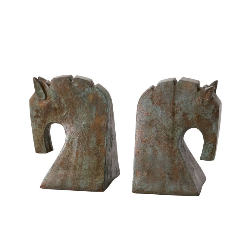 Design Shop Equina Bookend Set of 2 - 10.75"x 5"x 7"