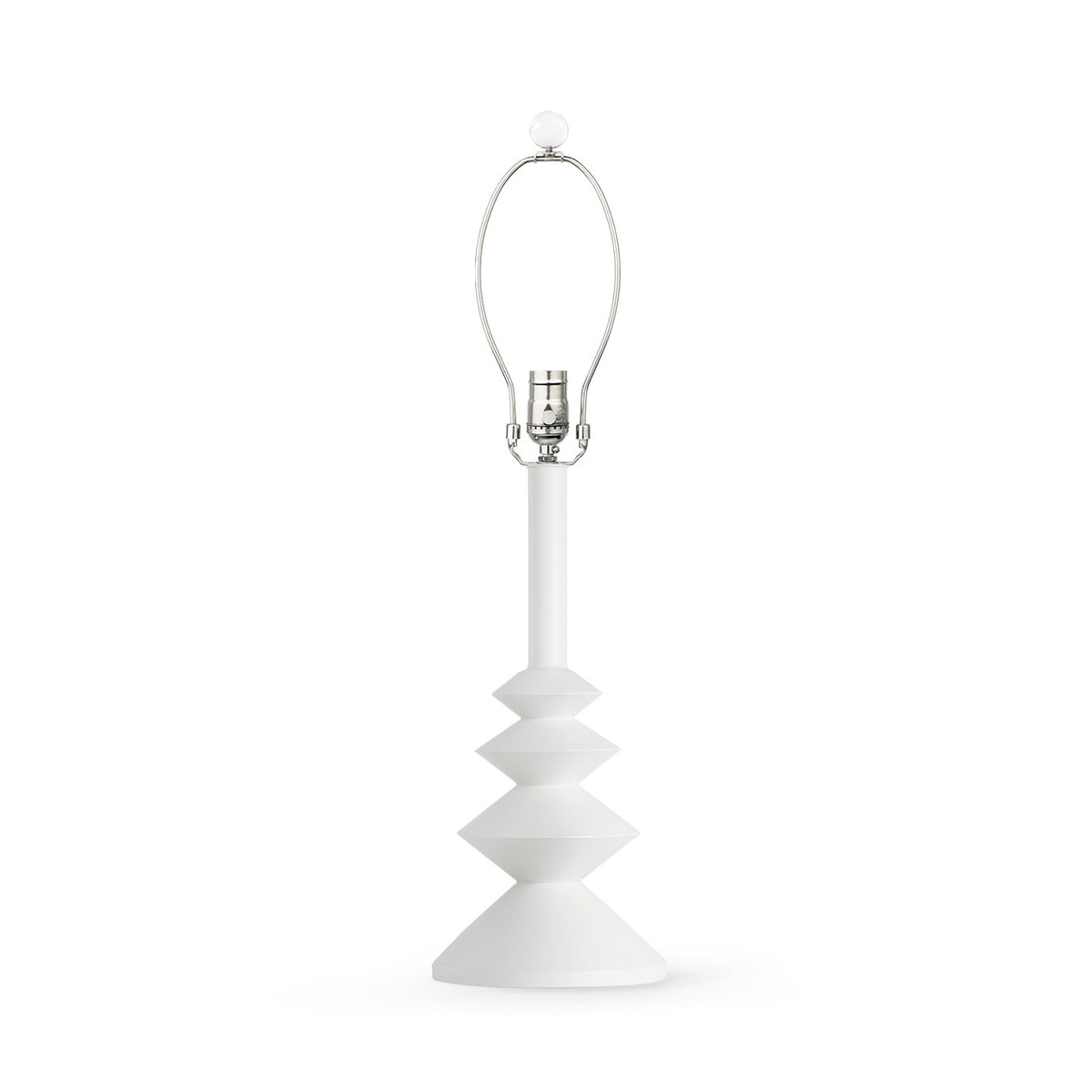 Villa & House Ernst Lamp  Without Shade, Plaster White