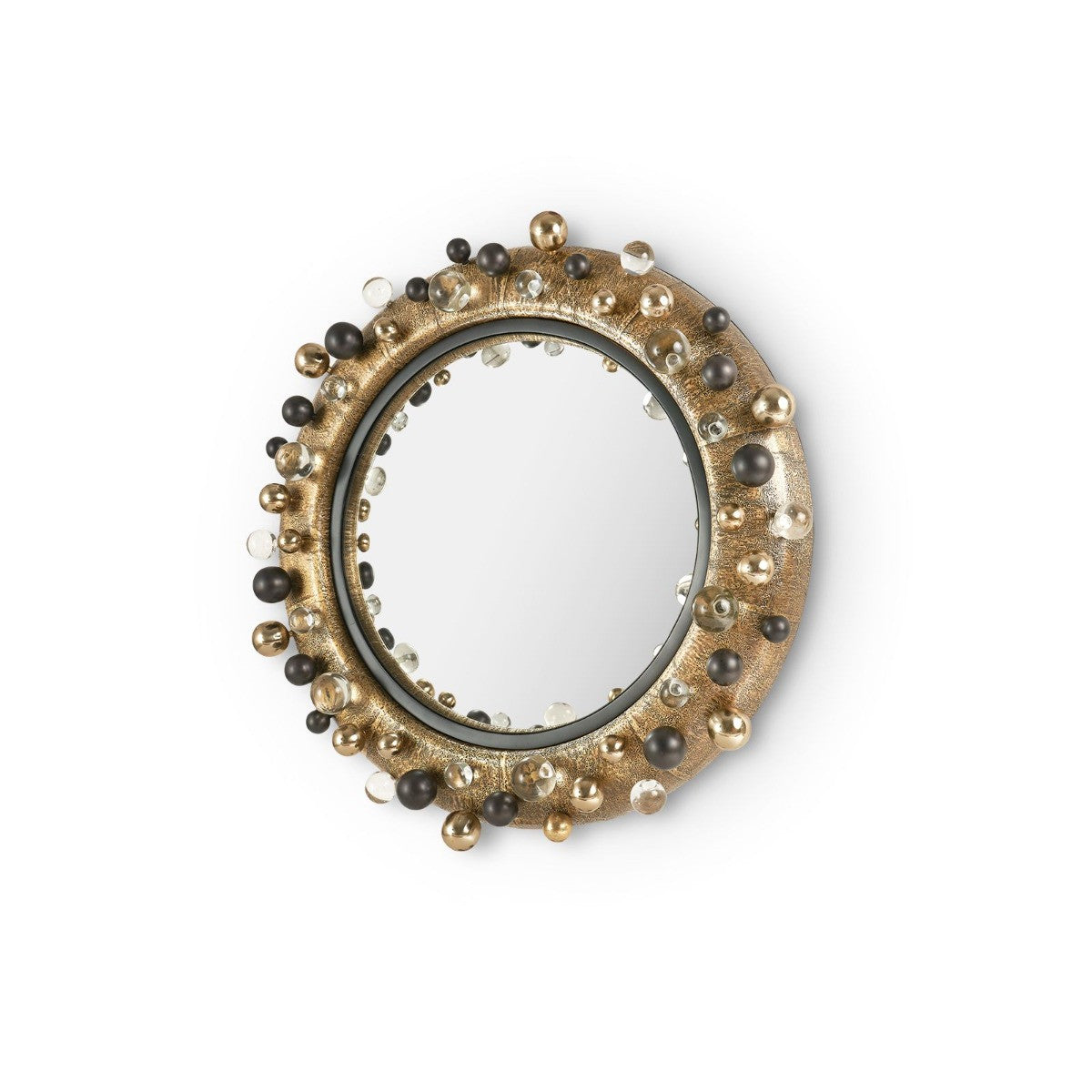 Villa & House Eris Mirror, Antique Brass