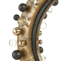 Villa & House Eris Mirror, Antique Brass