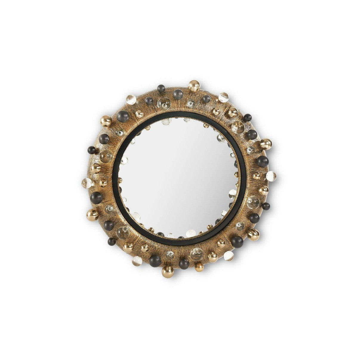 Villa & House Eris Mirror, Antique Brass