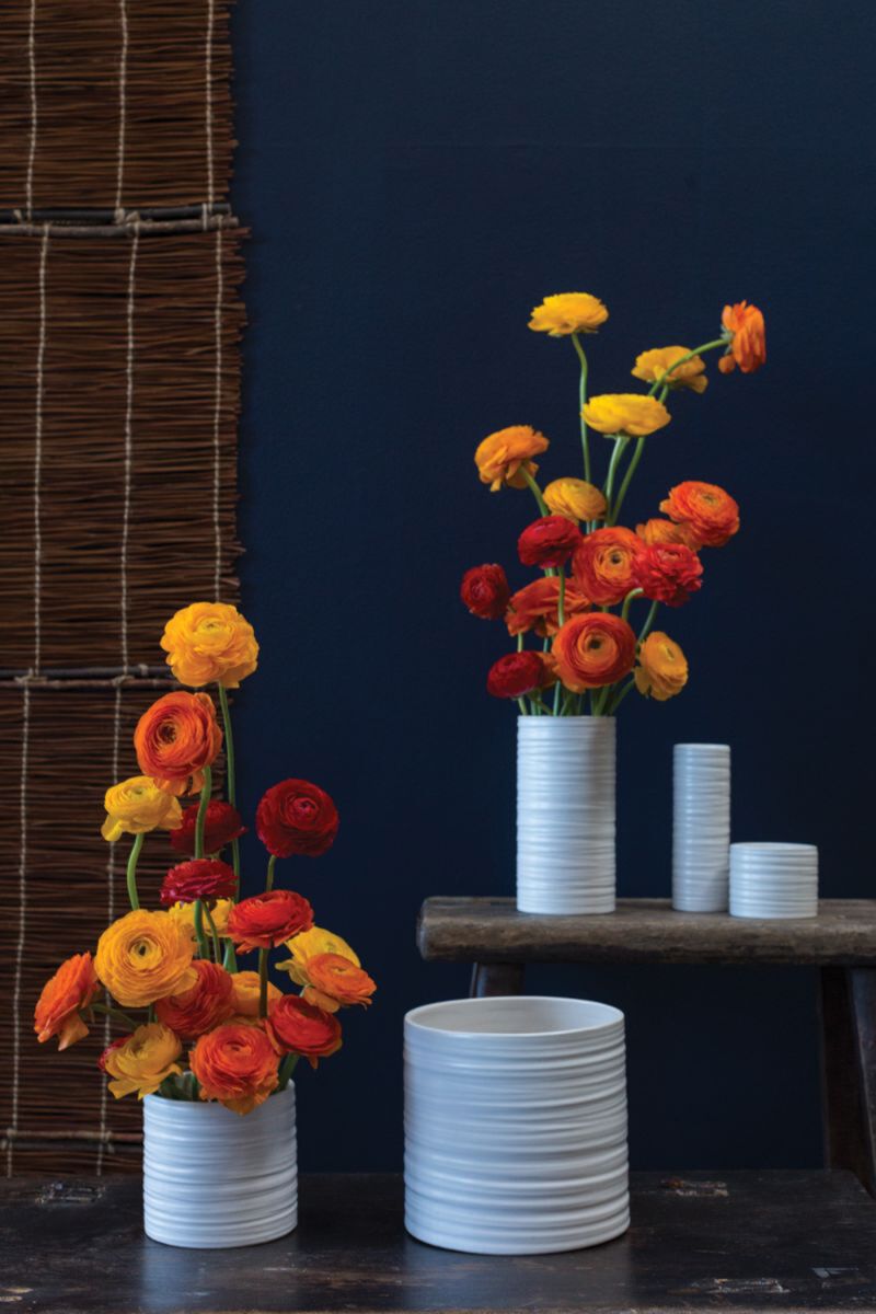 Design Shop Everest Vase 3.5"x 7", Set of 2