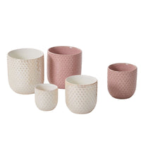 Design Shop Everly Pot 5"x 5.5", Set of 2