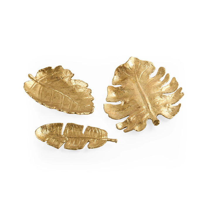 Villa & House Everglades Nesting Bowls Set of 3, Gold Leaf