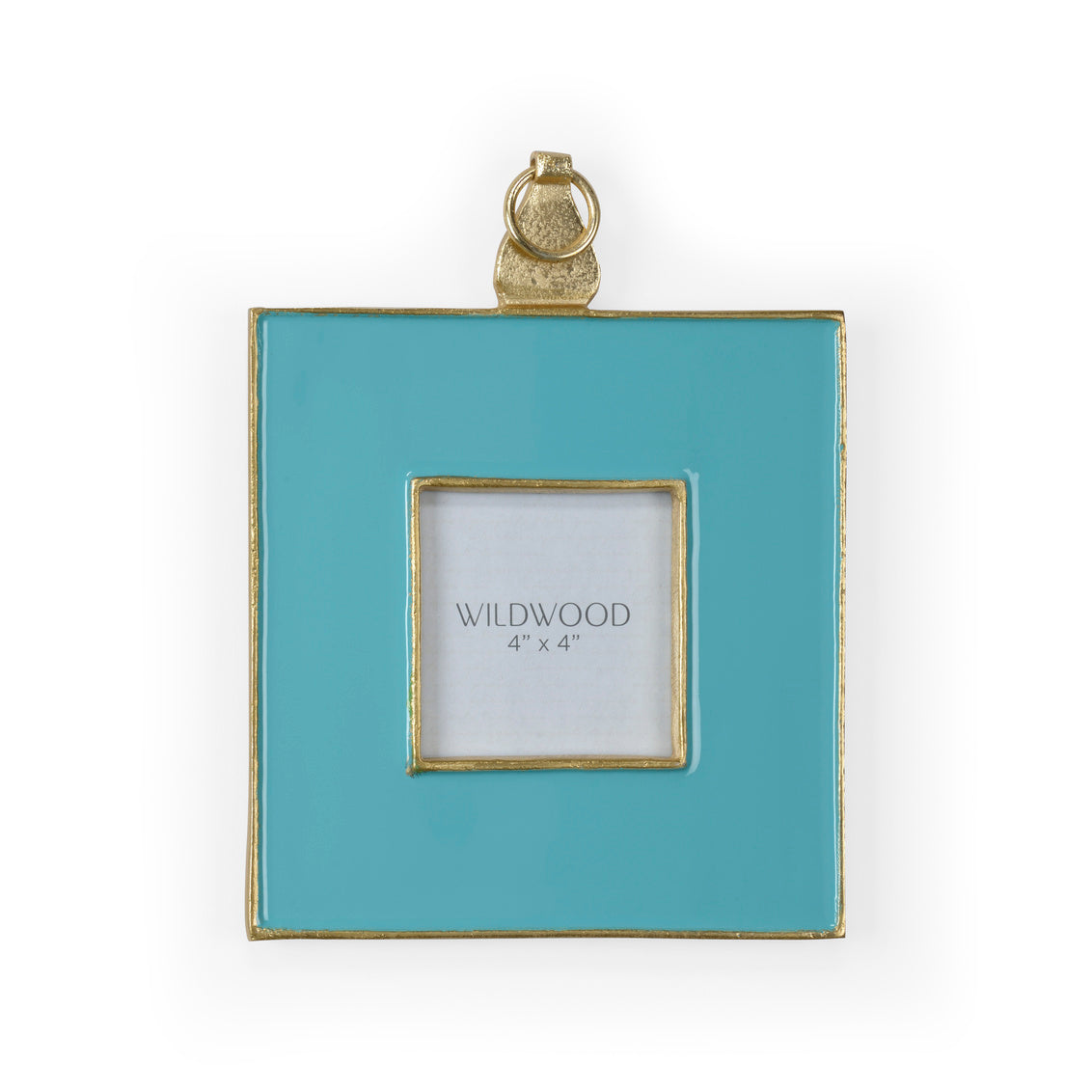 Wildwood Aqua Enamel Wall Frame (Med)