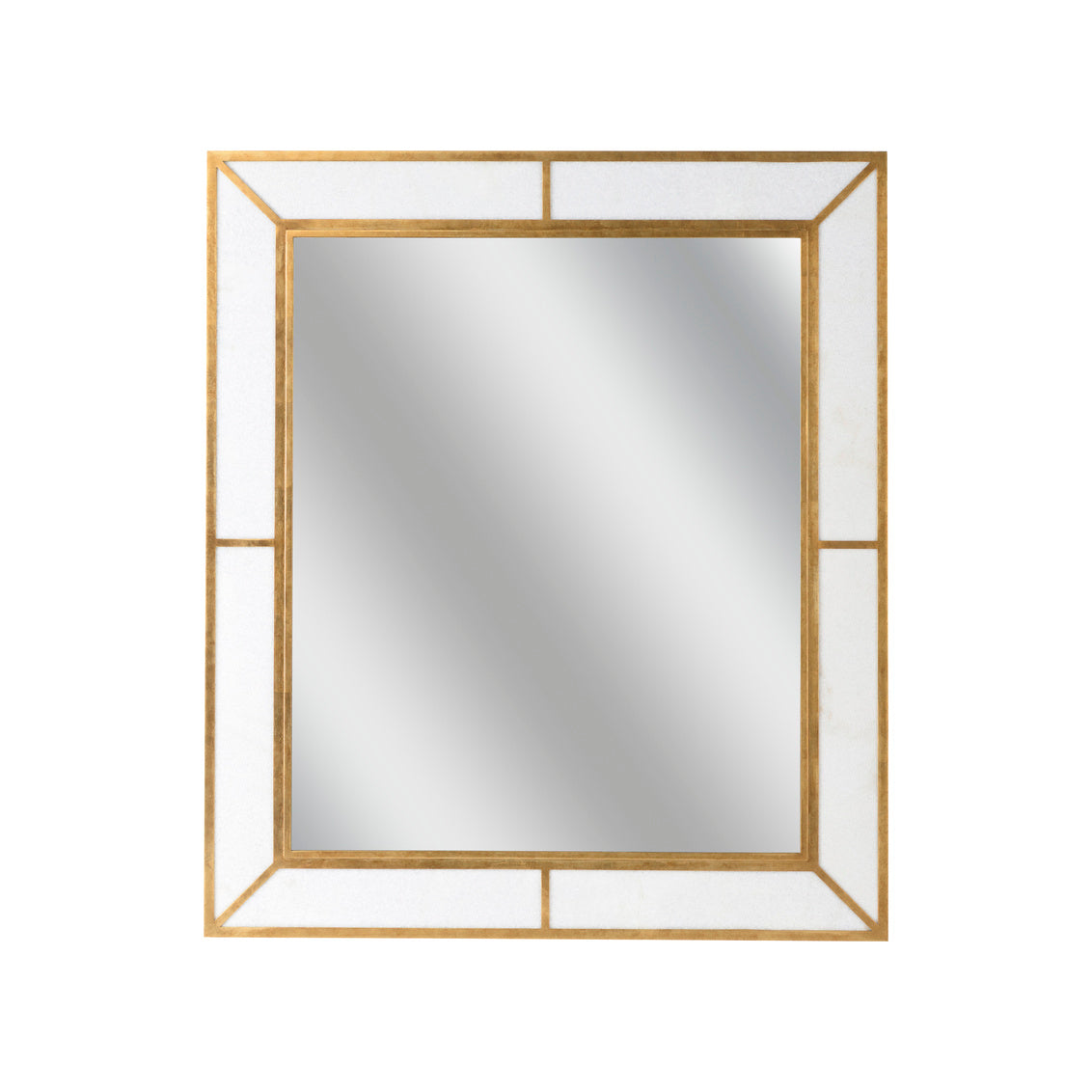 Chelsea House Madison Marbleized Mirror - Brass