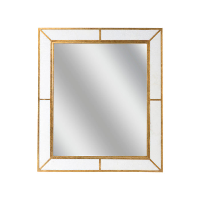 Chelsea House Madison Marbleized Mirror - Brass