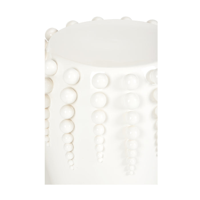 Chelsea House Sea Urchin Garden Seat - White
