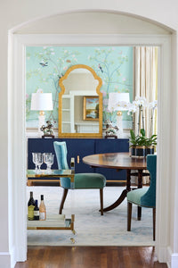 Chelsea House Acrylic Bar Cart - Brass