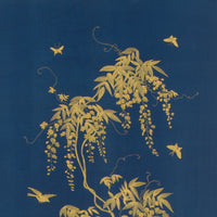 Chelsea House Gold Flowering Tree On Blue A