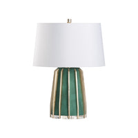 Chelsea House Shagreen Lamp - Green