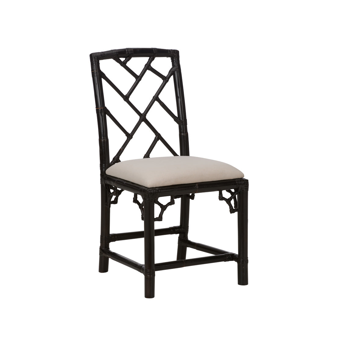 Chelsea House Chippendale Bamboo Chair - Cracked Pepper