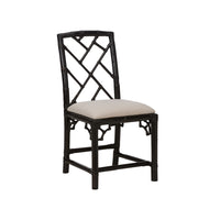 Chelsea House Chippendale Bamboo Chair - Cracked Pepper