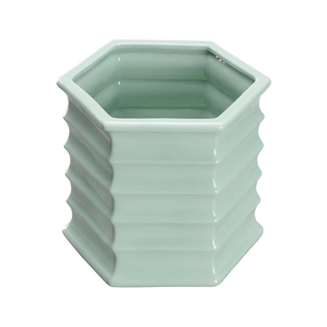 Chelsea House Willow Planter - Seafoam (Lg)