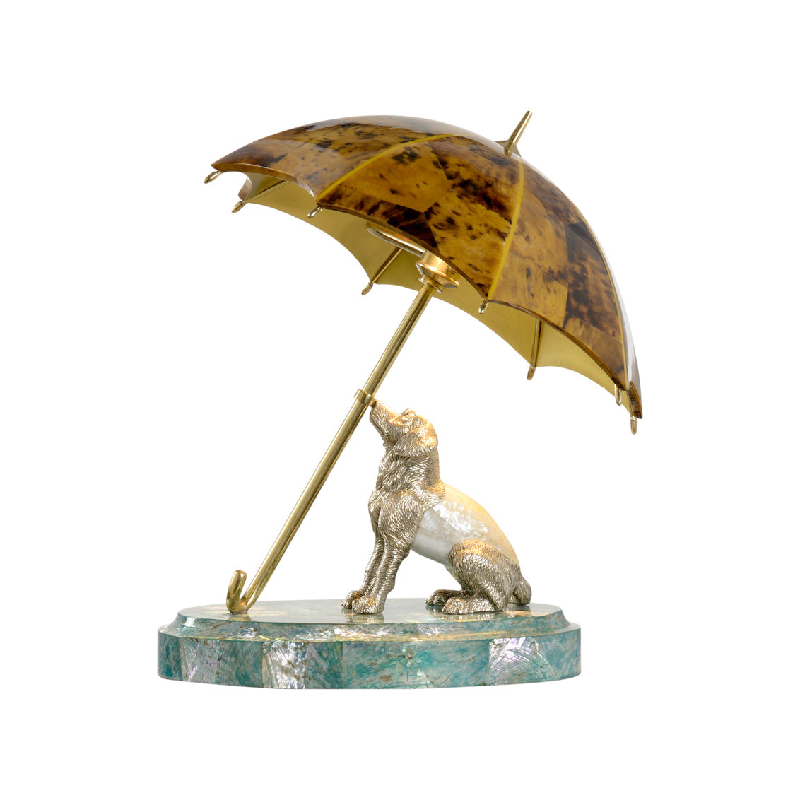 Chelsea House Dog And Umbrella Lamp