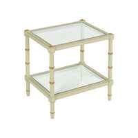 Chelsea House Conner Cane End Table - Green