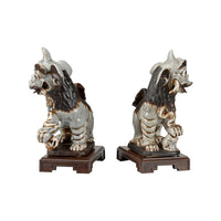 Chelsea House Chinese Dogs - Blue (Pr)