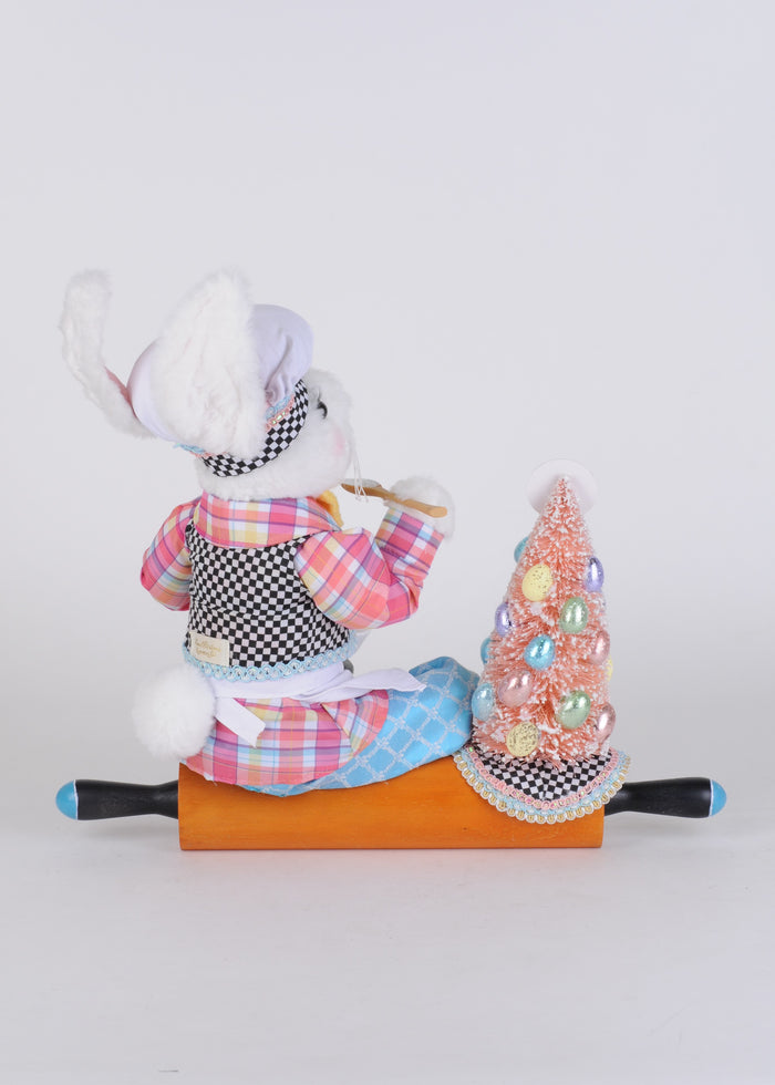 Karen Didion Kitchen Bunny on Rolling Pin