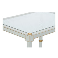 Chelsea House Conner Cane End Table - Gray