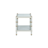 Chelsea House Conner Cane Cocktail Table - Gray