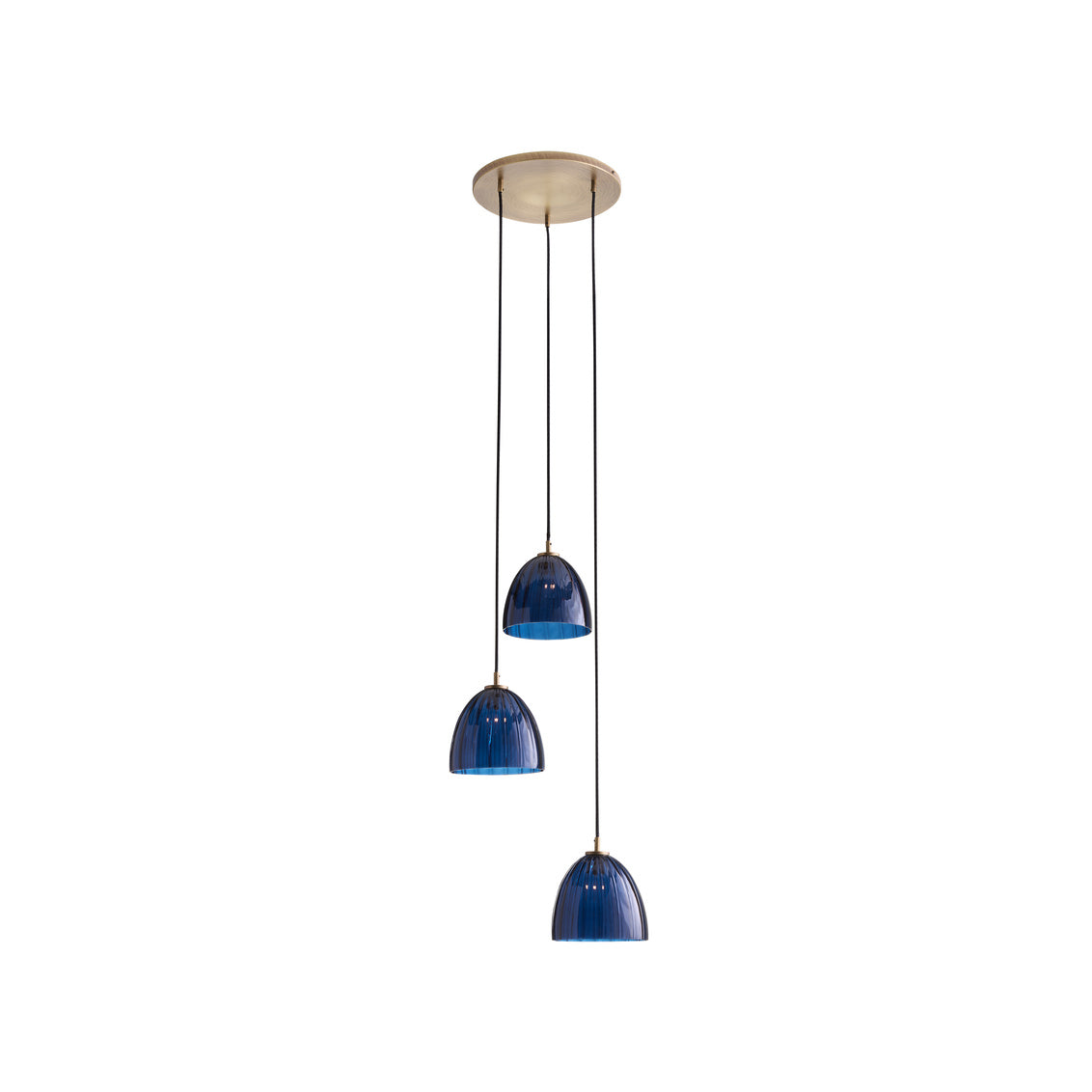 Wildwood Caterina Triple Pendant - Blue Avio