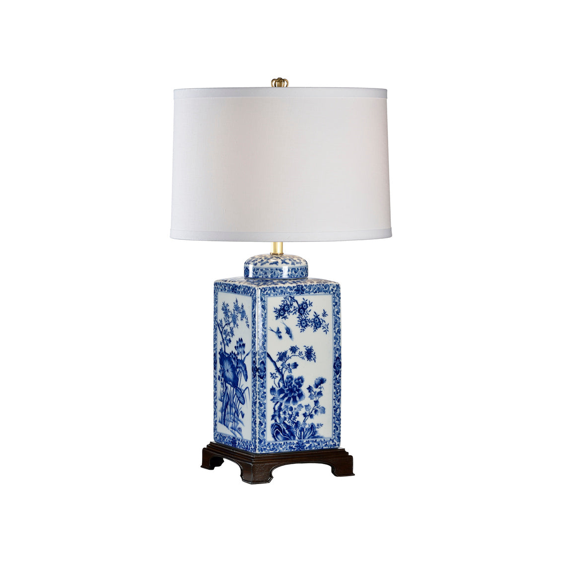 Chelsea House Lotus Lamp - Blue (Lg)