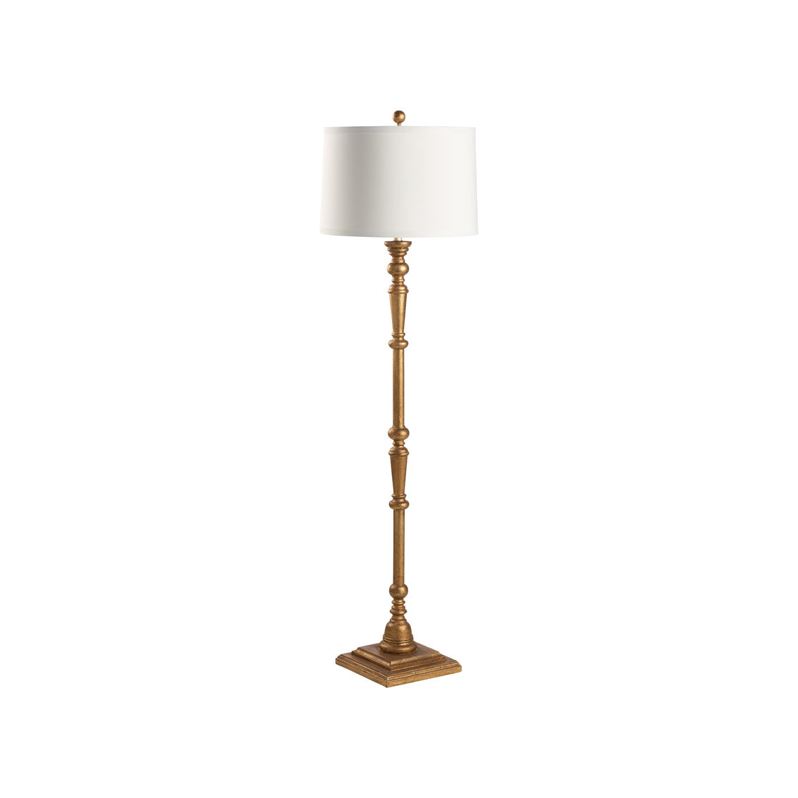 Chelsea House Beatrice Floor Lamp - Aged Gold