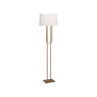 Chelsea House Odeon Floor Lamp - Aged Brass