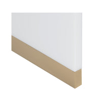 Chelsea House Waterfall End Table - White